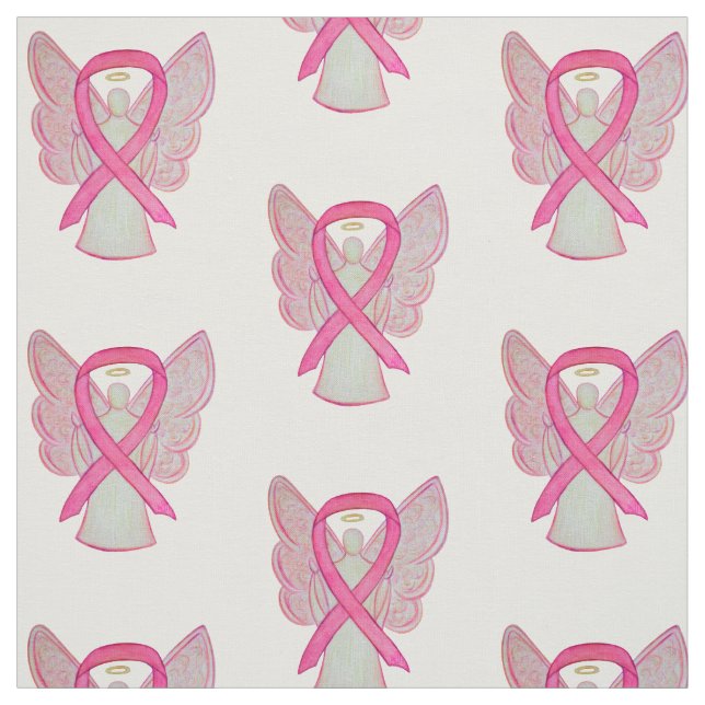 Tela Cinta de Sensibilización Rosa Material ángel de cá (Retal)