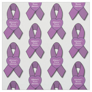 Tela Cinta púrpura de la conciencia de Alzheimer con e