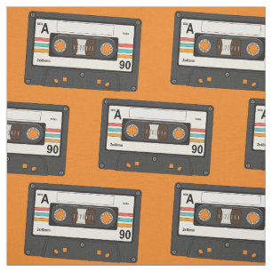 Tela Cintas cassette antiguas de los años 80