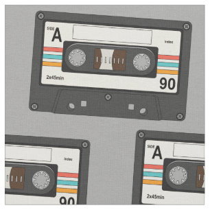 Tela Cintas Cassette de los años 80