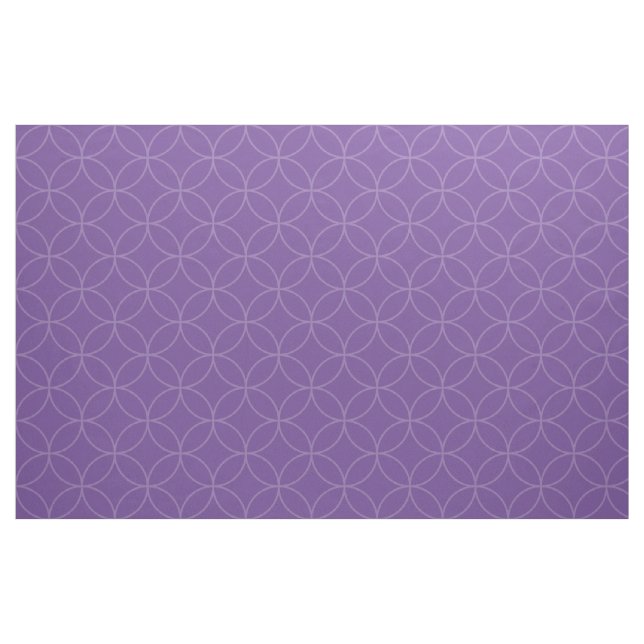 Tela Circle Trans. Blanco del patrón sin brillo + tu tr ("Cuarto gordo" (fat quarter))