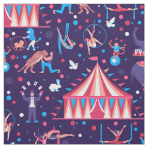 Tela circo feria acróbata trapecio caprichoso