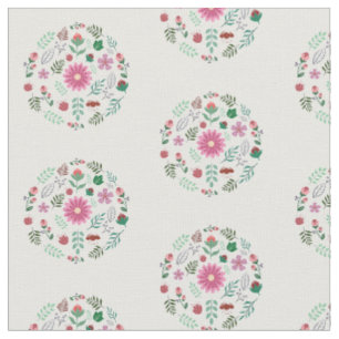 Tela Círculo floral