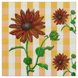 Tela Círculos de girasol