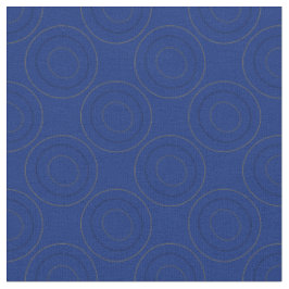Tela Círculos en círculos sobre azul