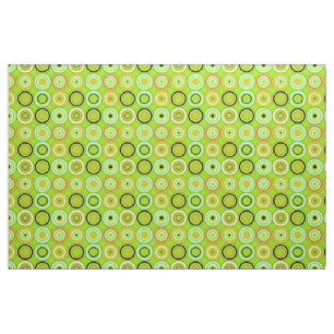 Tela Círculos Funky Green