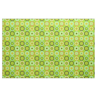 Tela Círculos Funky Green