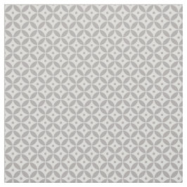 Tela Círculos Geométricos Taupe Patrón Shippo. Costera