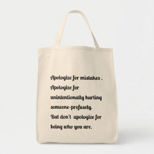 Tela Cita inspiradora regalo para mujeres bolso de toc