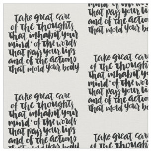 Tela Citas sobre vida: Tome el gran cuidado de su