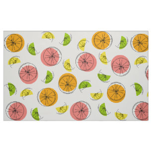 Tela Citrus Impresión multigrande