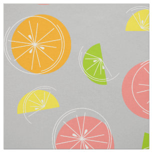 Tela Citrus Multi gris