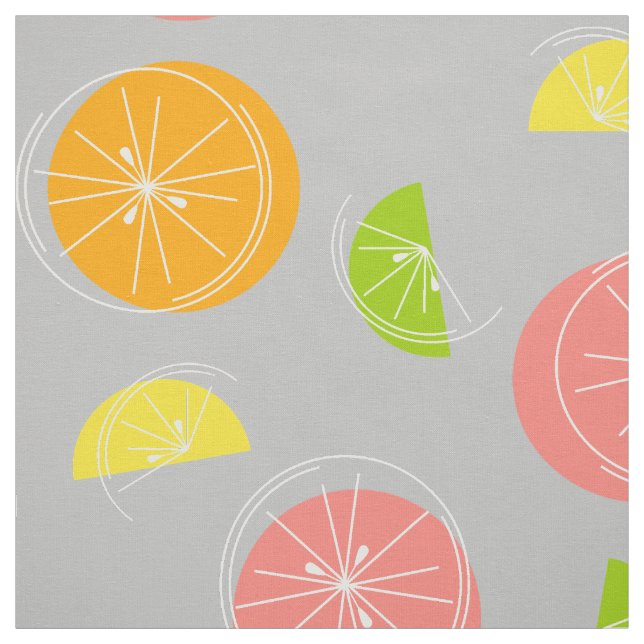 Tela Citrus Multi gris (Retal)