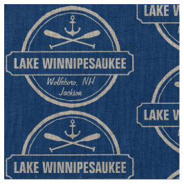 Tela Ciudad de encargo de Winnipesaukee NH del lago,