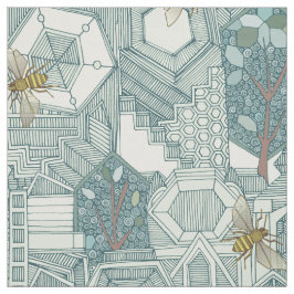 Tela ciudad del hexágono