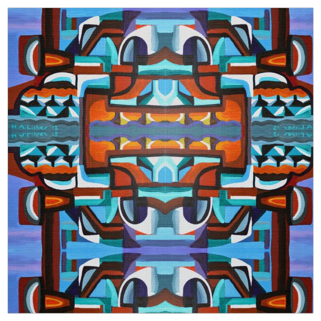 Tela Ciudad oceánica (Retal)