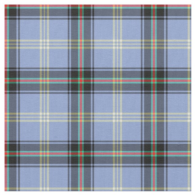 Tela Clan Bell Tartan (De cerca)