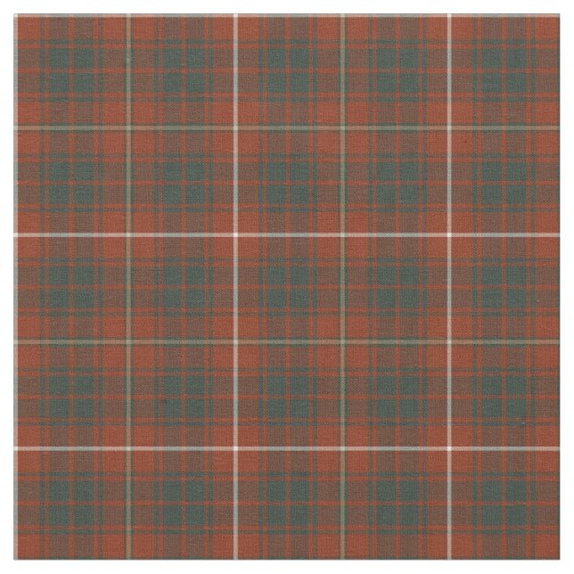 Tela Clan Bruce Weathered Tartan (De cerca)