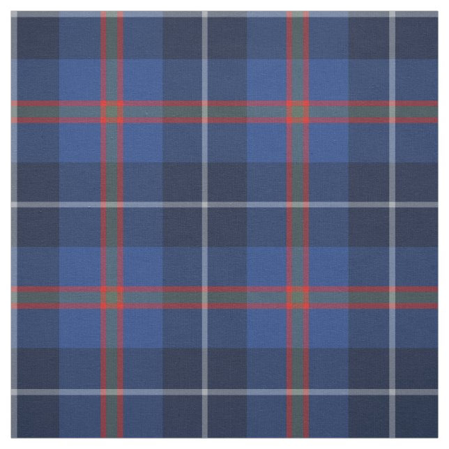 Tela Clan Bryson Tartan Blue Plaid (Retal)