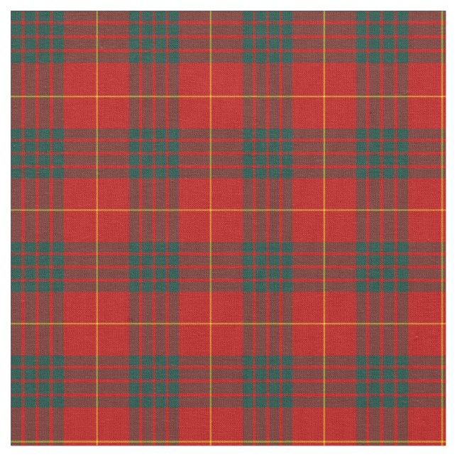 Tela Clan Cameron Tartan (De cerca)