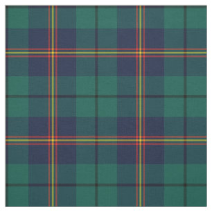 Tela Clan Carmichael Tartan Green Plaid