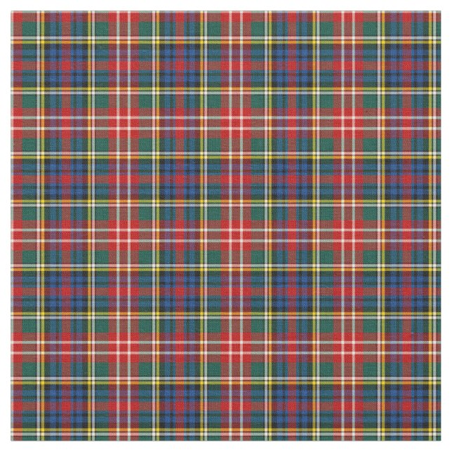 Tela Clan Christie Tartan (De cerca)