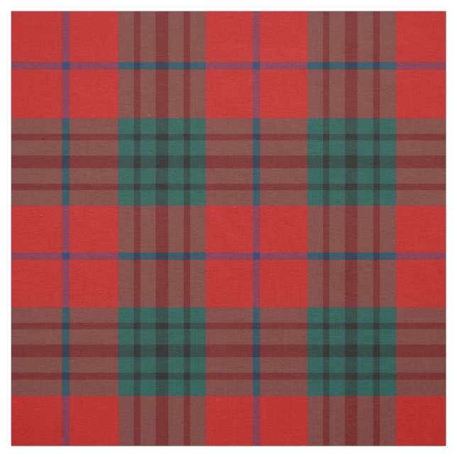 Tela Clan Denny Tartan Red Plaid (Retal)