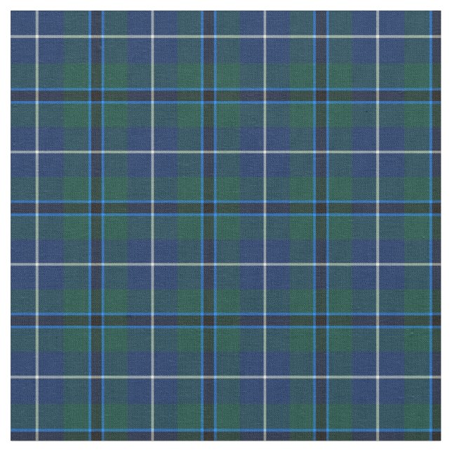 Tela Clan Douglas Modern Tartán (De cerca)