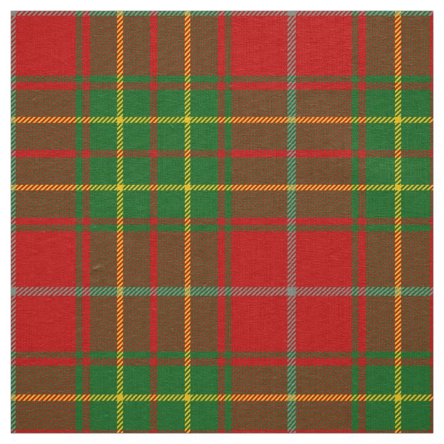Tela Clan escocés Burnett Tartán Plaid (Retal)