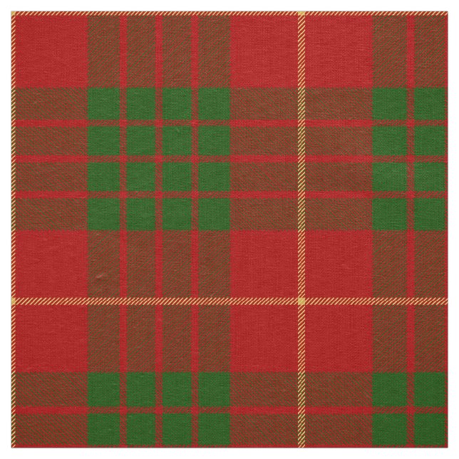 Tela Clan escocés Cameron Tartán Plaid (Retal)