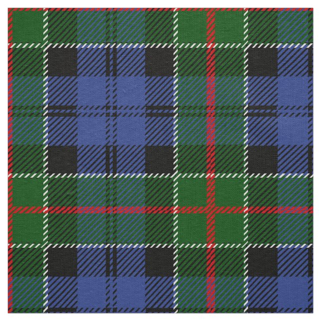 Tela Clan escocés Colquhoun Tartán Plaid (Retal)