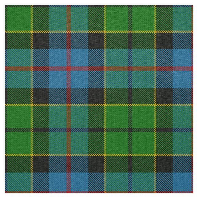Tela Clan escocés Forsyth Tartán Plaid (Retal)