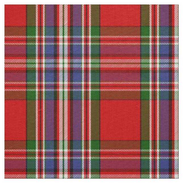 Tela Clan escocés MacFarlane Red Tartán Plaid (Retal)