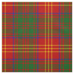 Tela Clan escocés quema tartán plaid