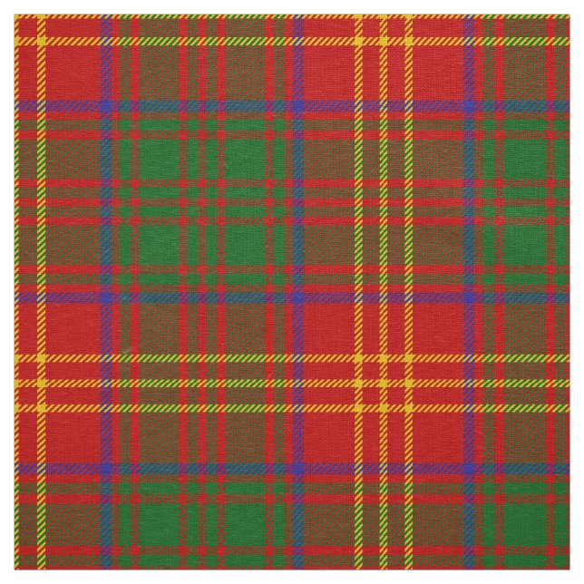 Tela Clan escocés quema tartán plaid (Retal)