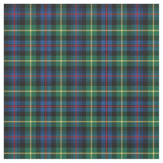Tela Clan Farquharson Tartan (De cerca)