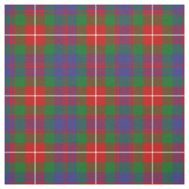 Tela Clan Fraser de Lovat Tartán (Retal)