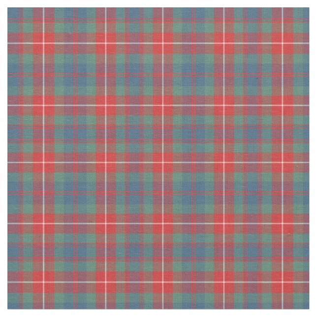 Tela Clan Fraser de Lovat Tartán antiguo (De cerca)