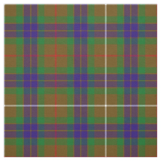 Tela Clan Fraser Hunting Tartán (Retal)