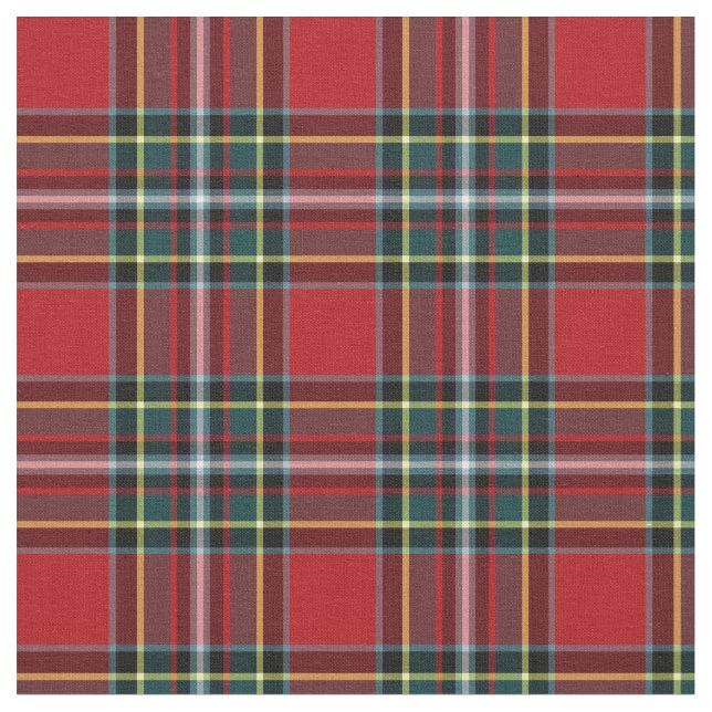 Tela Clan Gillespie Tartan (De cerca)