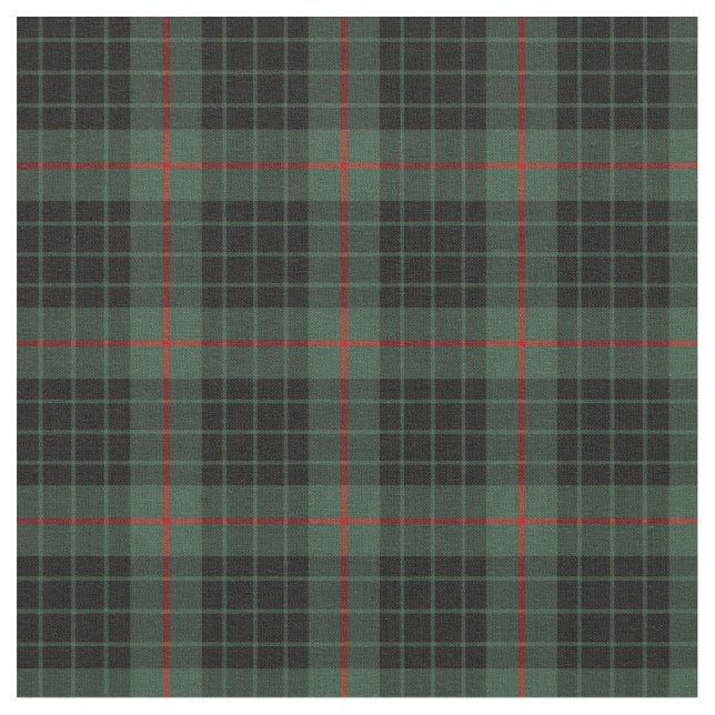 Tela Clan Gunn Tartan (De cerca)