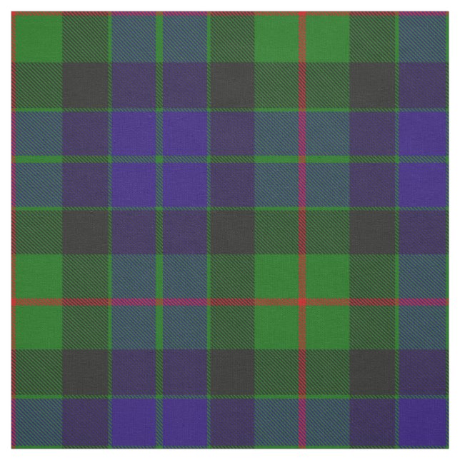 Tela Clan Gunn Tartan Fabric (Retal)