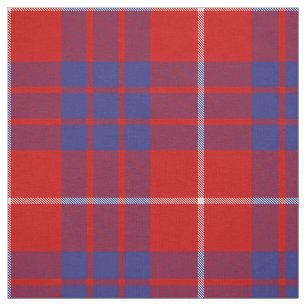 Tela Clan Hamilton Red Tartan Fabric