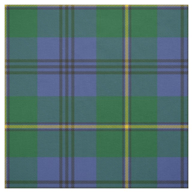 Tela Clan Johnston Tartan Fabric (Retal)