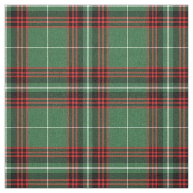 Tela Clan Kiernan Tartan Green Irish Plain (Retal)