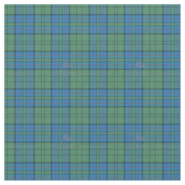 Tela Clan Lockhart Tartan Plaid (De cerca)