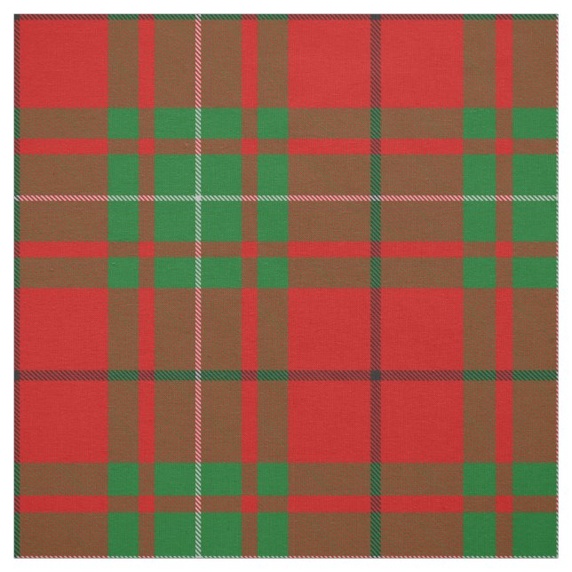 Tela Clan MacAulay Tartan Fabric (Retal)