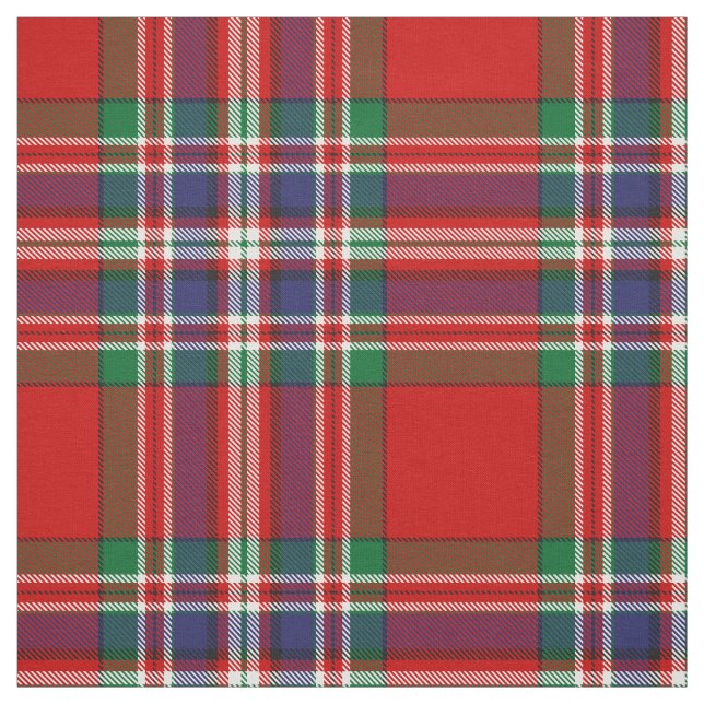 Tela Clan MacFarlane Red Tartan (Retal)