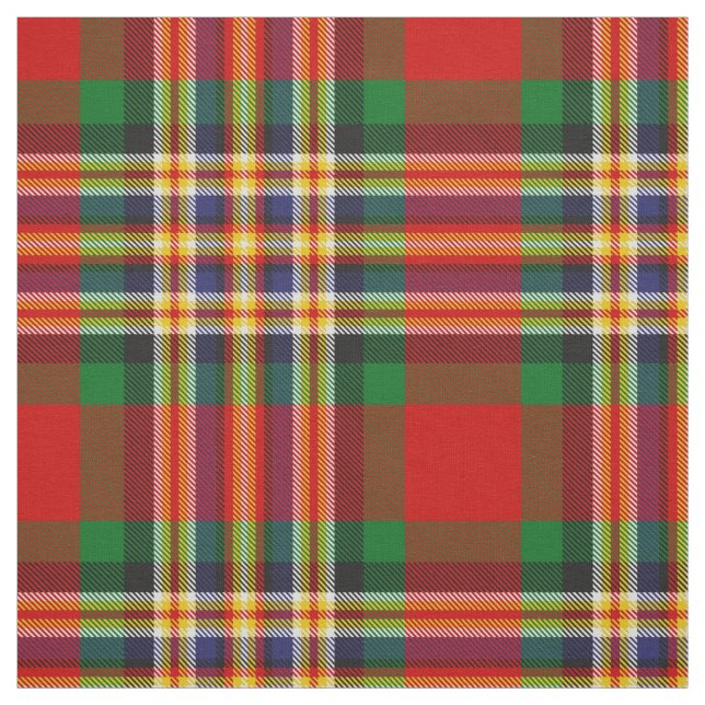 Tela Clan MacGill Tartan Fabric (Retal)