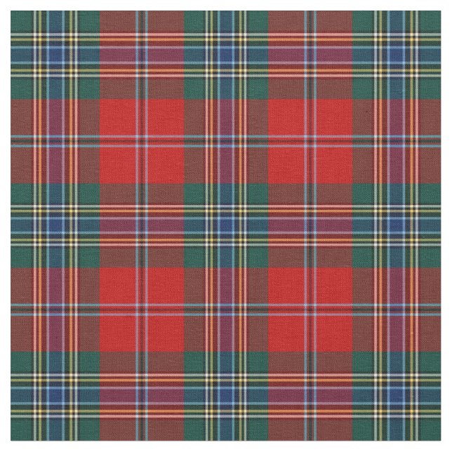 Tela Clan MacLean de Duart Tartán (De cerca)